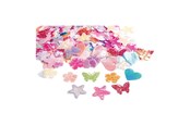 Kreativitet & Hobbyartikler - Colorations - Shiny Fabric Shapes 500pcs. - CHSHINYF