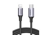 USB kabel - UGREEN USB-C <-> Lightning - 1m - Sort - 60759-UG