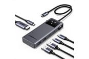 USB hub - UGREEN Uno 6-In-1 Usb-C Hub USB hub - 6 ports - Grå - 35998-UG