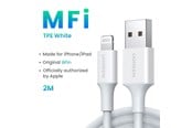 USB kabel - UGREEN USB-A <-> Lightning - 2m - Hvid - 20730-UG
