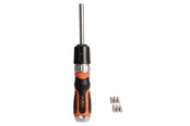 Håndværktøj  - Boxer ratchet screwdriver with 6 bits - 31495
