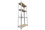 Værktøjskasser og lagersystemer - Home>it Steel rack 4 shelves 50 kg - 58513