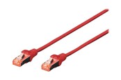 Netværkskabel - DIGITUS Professional patch cable - 2 m - red - Rød - 2m - DK-1644-020-R-10