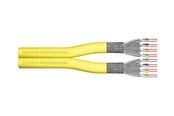Netværkskabel - DIGITUS installation cable - 100 m - yellow RAL 1016 - Gul - 100m - DK-1743-A-VH-D-1