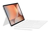 Tastatur - Samsung Galaxy Tab S10+ / Tab S9 FE+ / Tab S9+ - Book Cover Keyboard - White (Nordic) - Tastatur & Folio sæt - Nordisk - Hvid - EF-DX825BWEGSE