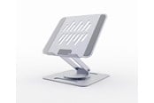 Systemtilbehør (kølepasta mv.) - Gembird Rotating notebook riser stand spacegrey - NBS-DR1-01