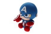 Plys - Ty Beanie Babies Marvel Captain America Soft 15cm - 2012366