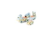 Legetøjsbil - Dantoy Pastel Recycled - Truck with 2 Cars and plastic wheels - 2788