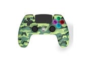 Spil tilbehør - Trade Invaders Wireless Controller for PS4 with 3.5mm jack slot - LED-Green Camo - Wireless Controller - Sony PlayStation 4 - 140142d