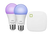 Smart Home - Adurosmart Startpakke 2 E27 RGB + Bridge 16mill. farver 2200-6500k ZigBee - 15066045