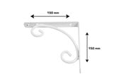 Beslag & hængsler  - Home>it peasant shelf 15 x 15 cm white - 16560