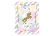 Legetøj - Haza Witbaard - Unicorn Invitations 8pcs. - PC329304