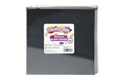 Hobby artikler - Colorations - Canvas Black 20x20cm Set of 3 - BLKCAN