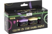 Kreativitet & Hobbyartikler - Nassau Acrylmaling Glow In Dark 4x60ml - AR0763/GE
