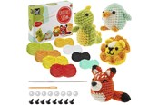 Kreativitet & Hobbyartikler - Craft Sensations CROCHET KIT Hæklesæt ANIMALS 4 stk. - CR1720/GE