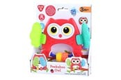 Babylegetøj - PLAY - Peekaboo Owl Rattle Red - 1578