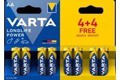 Batteri - VARTA Longlife Power AA - 8-Pack - 04906121448