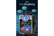 Legetøj - Stars Karaoke maskine med lyseffekter, mikrofon og Bluetooth, sort - 30135