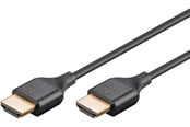 Skærmkabel - Pro HDMI 2.0 Slim - Skærmkabel - 3m - Sort - HDMI-HDMI-SLim-BL3