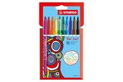 Skrive- og Tegneværktøjer - STABILO Trio 2 in 1 - Felt-tip pen and fineliner in one - Set of 10 pieces - 223/10-01