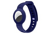 Mobil - Andet Tilbehør - Lippa Silicone Wristband for AirTag and Smart Finder - Blue - LPCOVER0050