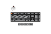 Tastatur - Keychron K10 MAX QMK/VIA Wireless Tri-Mode - Super Brown - Gaming Tastatur - Nordisk - Sort - K10M-H3-BO