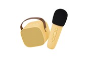 Musik - Lalarma Karaoke Sæt - Gul - LALAR-SPEAKBLMICH-YELLOW