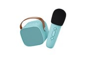 Musik - Lalarma Karaoke Sæt - Blå - LALAR-SPEAKBLMICH-BLUE