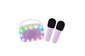 Musik - Lalarma Karaoke Party Set - Lilla - LALAR-KARATWO-WLIGHTS-PURPLE