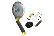 Actionkamera tilbehør - TELESIN Waterpoof dome port for DJI Action 4 / 3 - OA-DMP-001