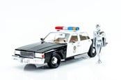 Modelbil - Greenlight 1/18 Artisan Collection - Terminator 2 (1991) - 1987 Cheverolet Caprice with Android - 0810027493736