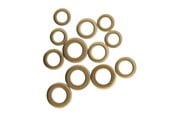 Beslag & hængsler - Home>it HOME It® hængselringe 14 x 8.2 x 2 mm 16.5 x 10 x 3 mm 19.50 x 11.5 x 3 mm 12 dele - 5708614207376