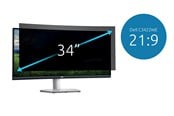 Systemtilbehør (kølepasta mv.) - Kensington Dell 34" C3422WE buet skærm 21:9 skærmfilter, aftageligt 2-vejs - 628903