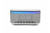 DAB, netværks- og clockradio - DENVER CRQ-225 - FM Clock Radio - with Bluetooth function & wireless charging - Gray - FM - CRQ-225