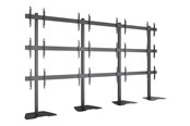 Vægbeslag, AV-Beslag & AV-Møbler - Multibrackets M Pro Series stand - for 12 LCD displays - video wall - black - Maks 320 kg - Maks størrelse 65" - 7350022738690