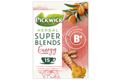 Kaffe og Espresso - Pickwick Super Blend Energy Tea w. Lemongrass Rooibos and Turmeric - 15 pcs - 4070933
