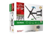 Vægbeslag, AV-Beslag & AV-Møbler - Barkan BM343LP mounting kit - full-motion - for LCD display/ curved LCD display - black - Maks 36.2 kg - Maks størrelse 65" - BM343LP