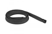 Netværkstilbehør - DeLOCK Braided Sleeve zip fastener heat-resistant 1m x 20mm black - 19103