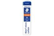 Skrive- og Tegneværktøjer - Staedtler MARS MICRO MINE 0,9mm B, 12 ETUIER Á 12 MINER - 250 09-B