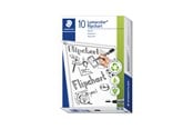 Skrive- og Tegneværktøjer - Staedtler LUMOCOLOR FLIP C-MARKER 2mm,10 STK GRØN - 356-5