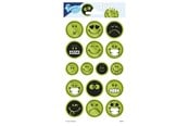 Hobby artikler - Totum Sticker sheet Reflective - Smiley face - 100679