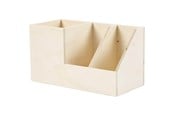 Børneværelse - Creativ Company - Wooden Pencil Box 3 Compartments - 54472
