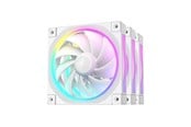 Kabinet Køler - DeepCool FL12 3in1 White (3-Pack) - Kabinet køler - 120mm - Hvid med RGB - 32 dBA - R-FL12-WHAPN3-G