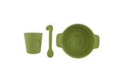 Baby Udstyr - Trixie Silicone Baby Eating Set - Mr. Dino - 96-435