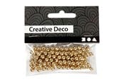 Kreativt Legetøj - Creativ Company Beads Gold 100pcs. - 698121