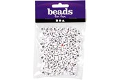 Kreativt Legetøj - Creativ Company Letter beads White 7mm 200pcs. - 699050