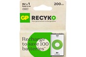 Batteri - GP Battery Recyko NiMH 9V 200mAh 1-Pack - 201251
