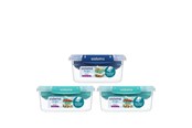 Køkkentilbehør - Sistema 3 Pack Stax To Go 3 x 1L Rectangles - 82025