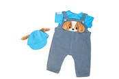 Dukker & Tilbehør - Tiny Treasures Dukke-outfit med hundehvalp i 3 dele - 30546