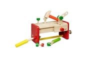 Kreativt Legetøj - Goki Wooden Workbench and Toolbox 2in1 - 58871